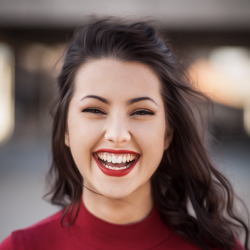 Paziente sorridente